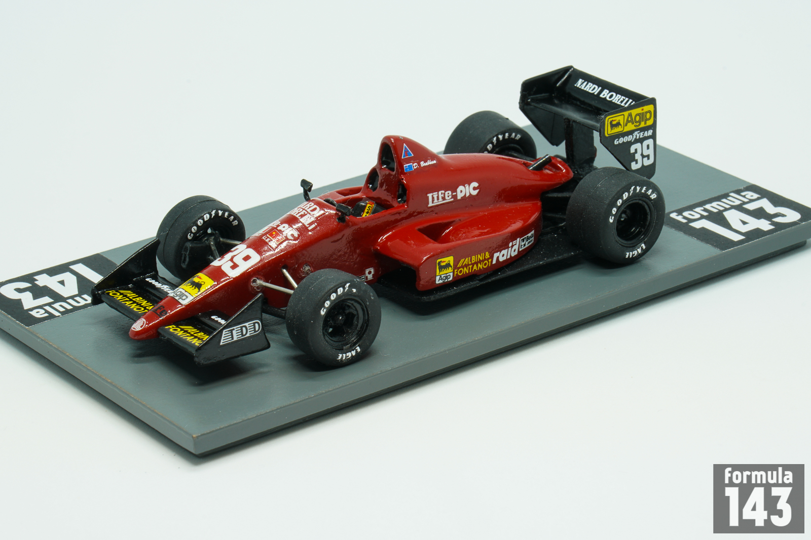 1970s Foreign HO RARE Red Michelin Indy F1 Slot Car NOS 