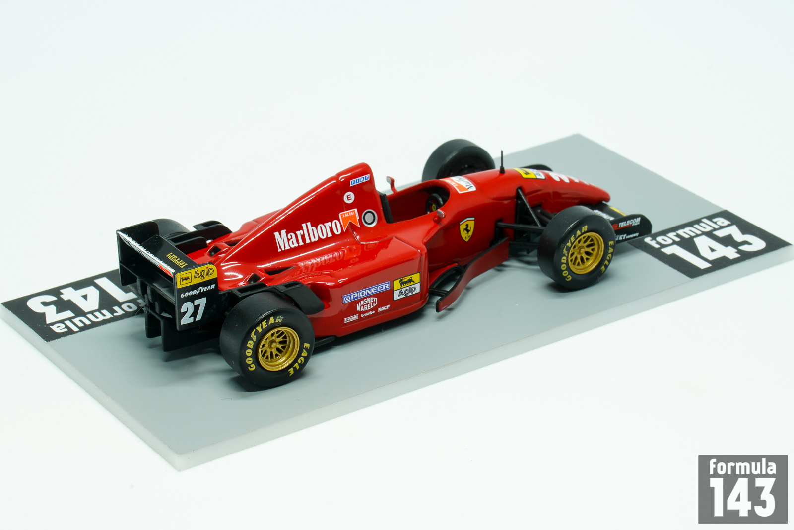 fascic 6 Compatible con EDICOLA Ferrari F1 412T2 1995 Jean Alesi MODELLINO Die Cast 1:43 Model Scale 